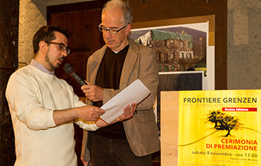 Carlo Martinelli e Mario Rumor, vincitore Premio Speciale Cassa Rurale Dolomiti di Fassa Primiero e Belluno