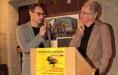 Carlo Martinelli e Renzo Brollo, vincitore sezione racconti inediti