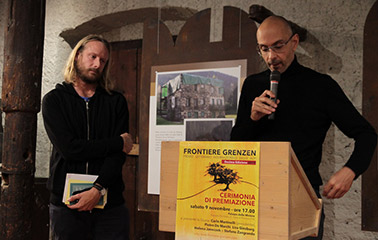 Joerg Zemmler, vincitore del Premio Peter Oberdörfer, e Stefano Zangrando
